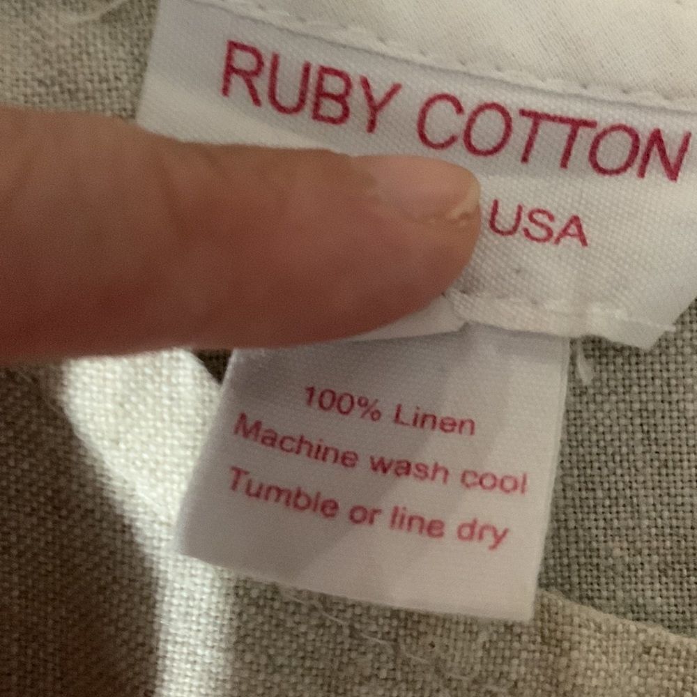Ruby Cotton Linen Dress - Picture 6 of 6